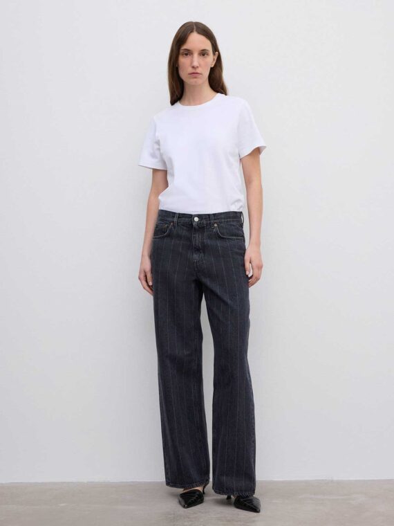 Baggy fit denim pinstripe | House of Dagmar - immagine 3