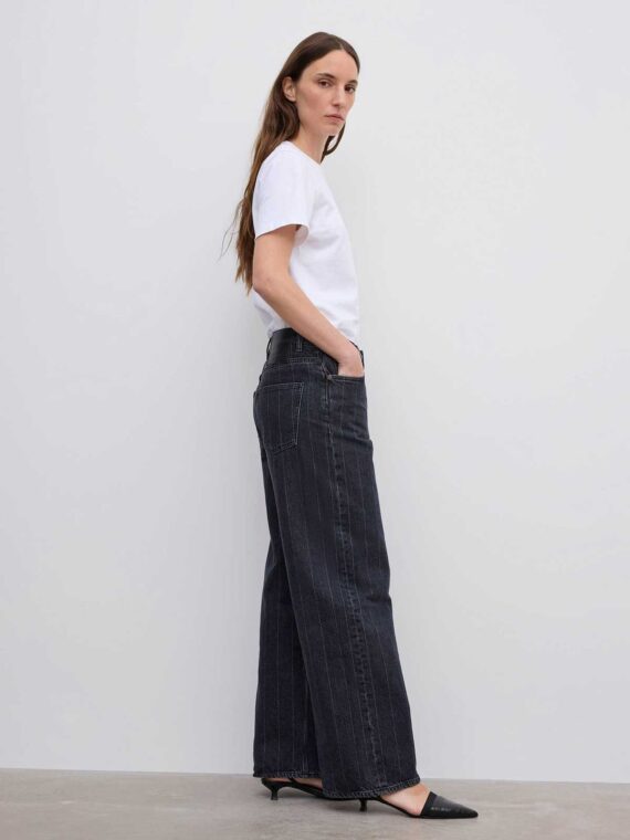 Baggy fit denim pinstripe | House of Dagmar - immagine 4