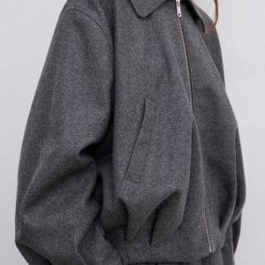 Wool felt blouson | House of Dagmar - Thread Concept Store