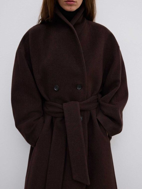 Relaxed wool coat | House of Dagmar - immagine 2