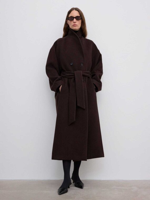 Relaxed wool coat | House of Dagmar - immagine 4