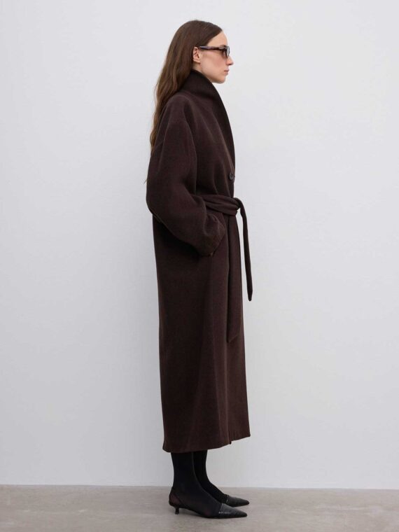Relaxed wool coat | House of Dagmar - immagine 5